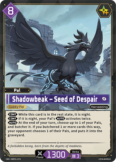 Shadowbeak – Seed of Despair - BP01-074 - RR