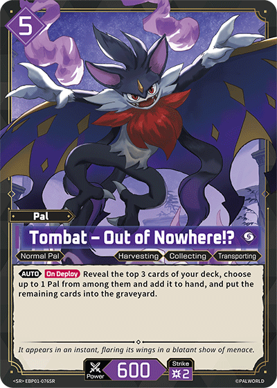 Tombat – Out of Nowhere!? - BP01-076 - SR