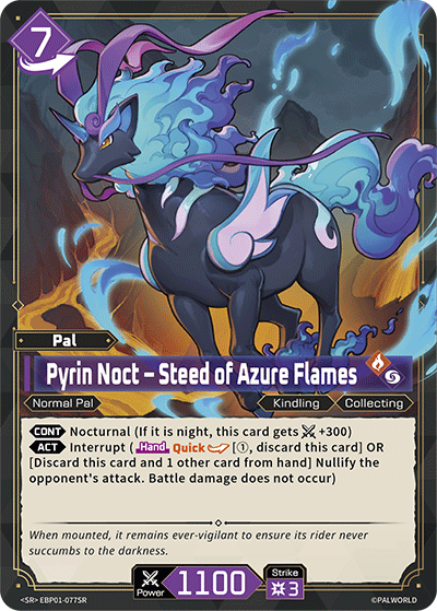 Pyrin Noct – Steed of Azure Flames - BP01-077 - SR
