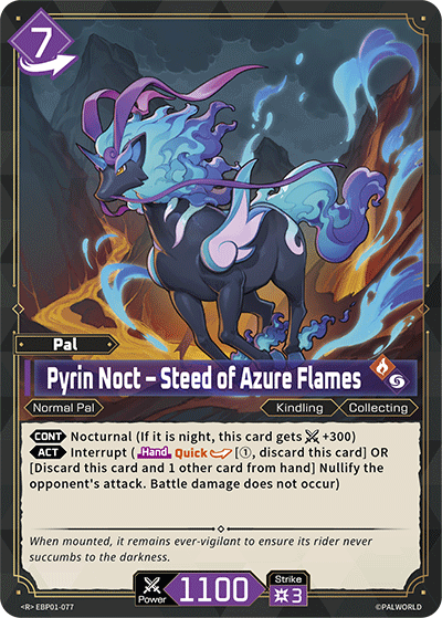 Pyrin Noct – Steed of Azure Flames - BP01-077 - R