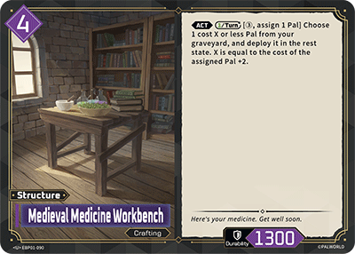 Medieval Medicine Workbench - BP01-090 - U