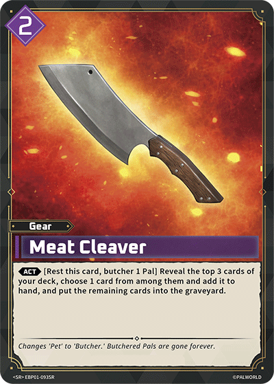 Meat Cleaver - BP01-093 - SR