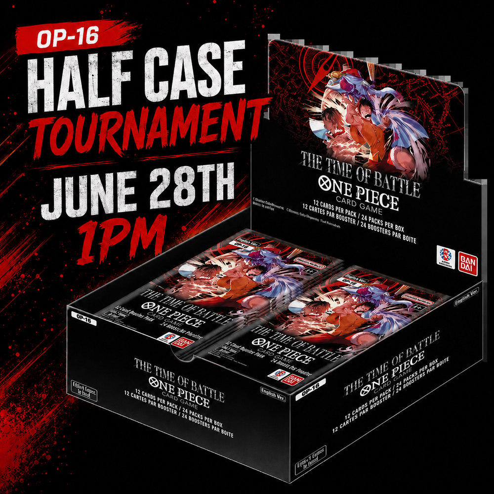 One Piece Card Game - OP-16 Half Case Tournament - June 28th 2026 - 1 PM