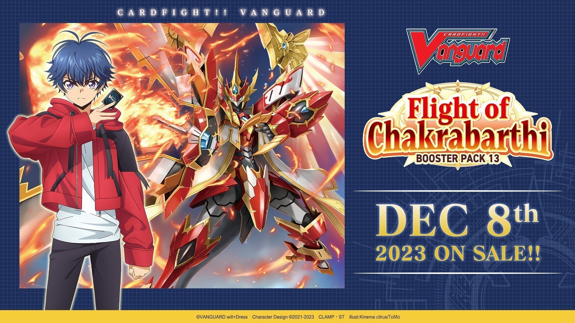 Cardfight Vanguard - VGE-D-BT13 - Flight of Chakrabarthi Booster Box Case