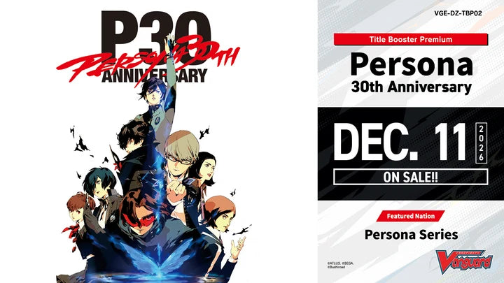 Cardfight!! Vanguard - VGE-DZ-TBP02- Persona 30th Anniversary Booster Box (Pre-Order)