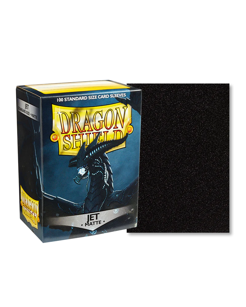 Dragon Shield - 100ct Standard Size - Jet Matte
