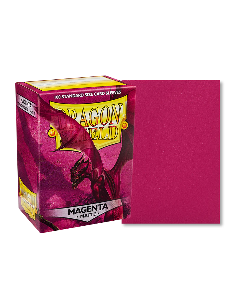 Dragon Shield - 100ct Standard Size - Magenta Matte