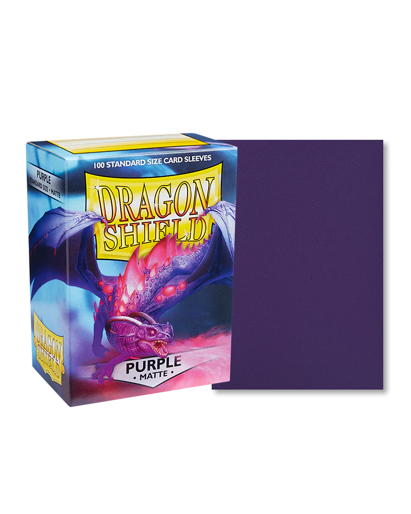 Dragon Shield - 100ct Standard Size - Purple Matte