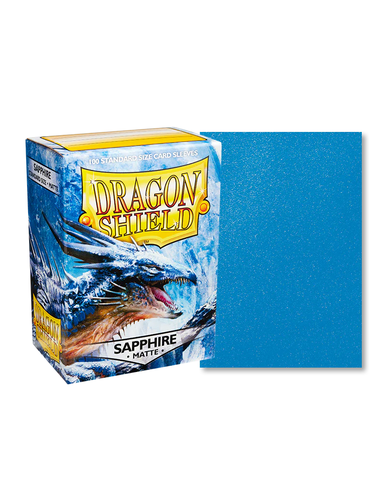 Dragon Shield - 100ct Standard Size - Sapphire Matte