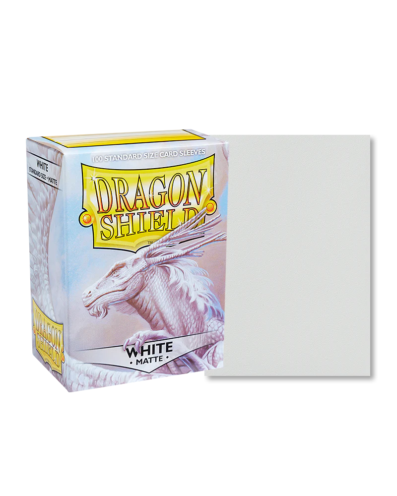 Dragon Shield - 100ct Standard Size - White Matte