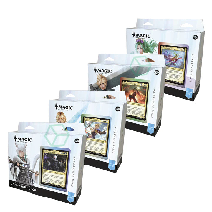 Magic: The Gathering - Universes Beyond: Final Fantasy - Commander Deck - Set of 4 - Collector Edition