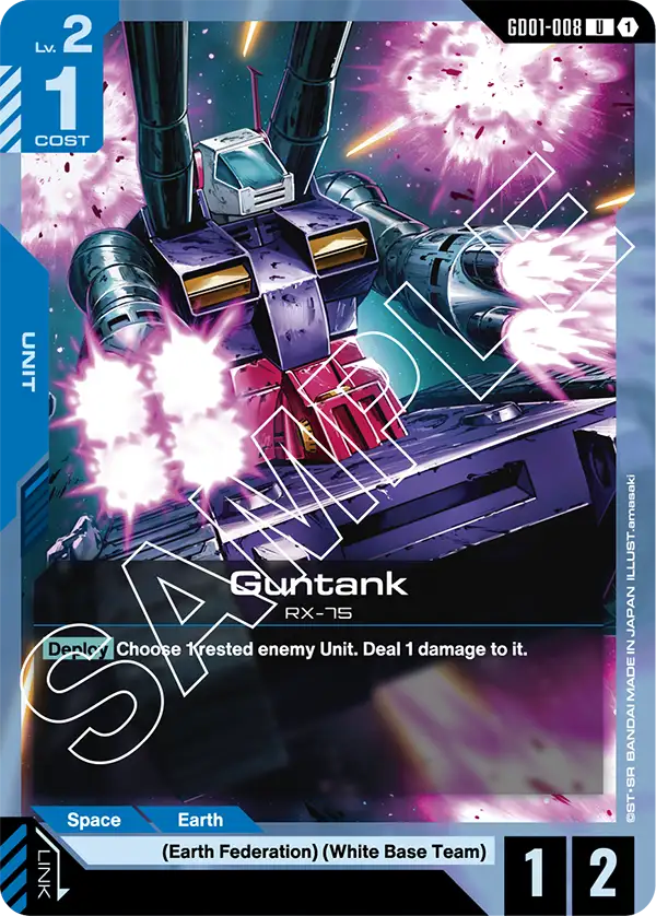 Guntank - GD01-008 - U