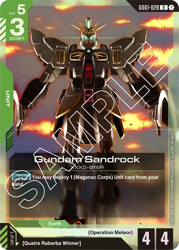 Gundam Sandrock - GD01-028 - R