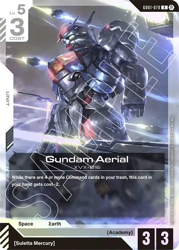 Gundam Aerial - GD01-070B - Edition Beta - R