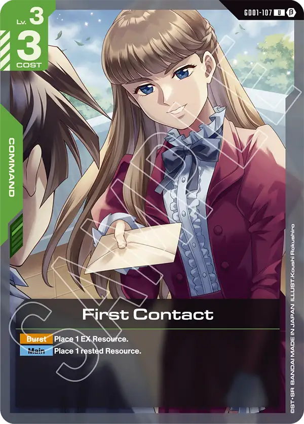 First Contact - GD01-107B - Edition Beta - U