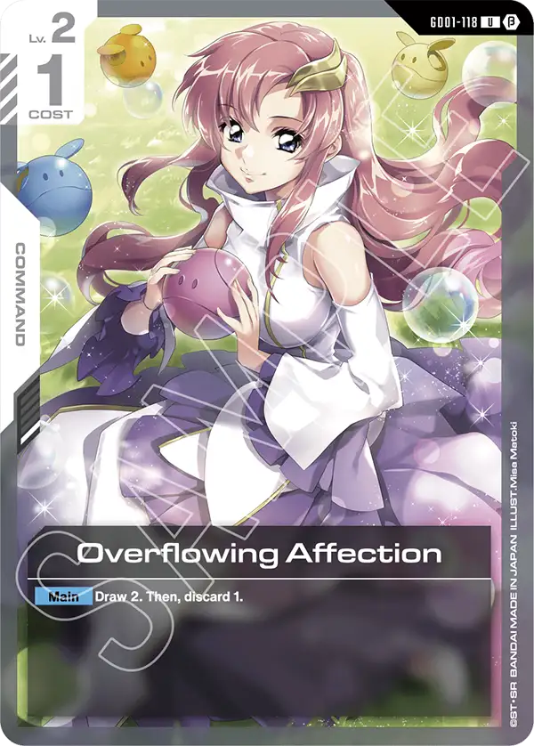 Overflowing Affection - GD01-118B - Edition Beta - U