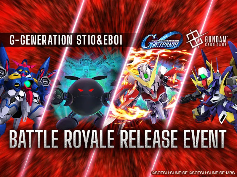 Gundam Card Game - G-Generation ST10 & EB01 Release Event - June 2026
