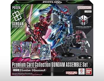 Gundam Card Game Premium Collection with Gundam Assemble Set for GQuuuuuuX