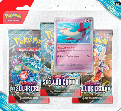 Pokemon - Scarlet & Violet - Stellar Crown - 3 Pack Blister Latias