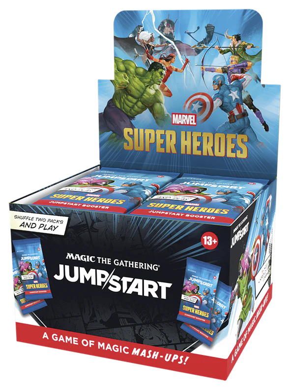 Magic: The Gathering - Universes Beyond: Marvel Super Heroes - Jumpstart Booster Box (Pre-Order)
