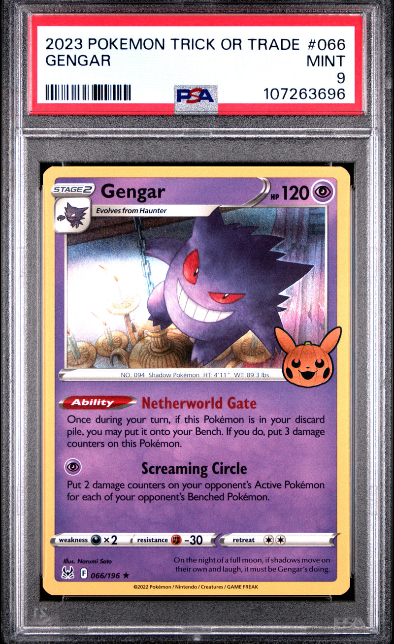 Pokemon - Trick or Trade - Gengar - Holo - PSA 9