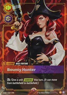Miss Fortune - Bounty Hunter (267/298) - Riftbound Organized Play Promotional Cards Foil