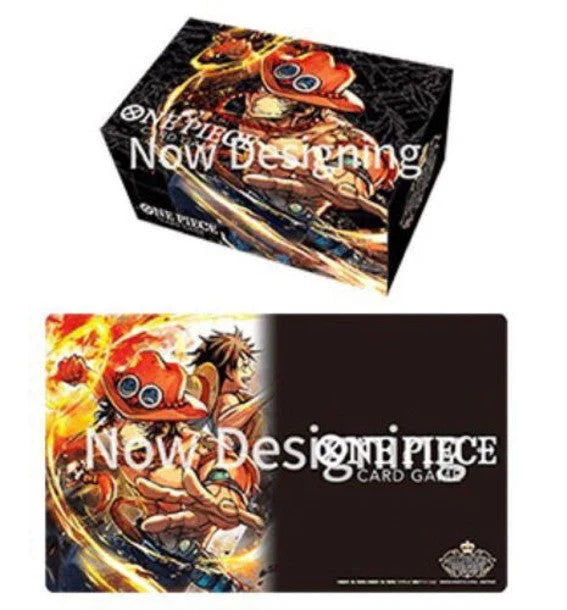 One Piece Card Game - Playmat/Card Case Set - Portgas.D.Ace