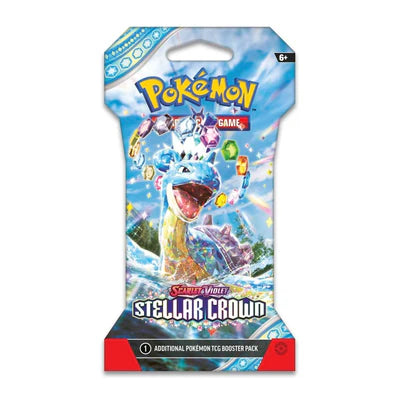 Pokemon - Scarlet & Violet: Stellar Crown - Sleeved Booster Pack - Single Booster