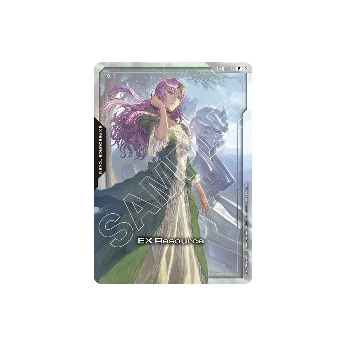 Gundam Card Game 1st Anniversary Set PB03 Lacus Clyne EX Resource card EXRP-017 English version
