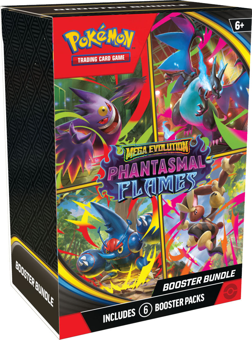 Pokemon - Mega Evolution - Phantasmal Flames Booster Bundle (Pre-Order) Limit 1 Per Customer