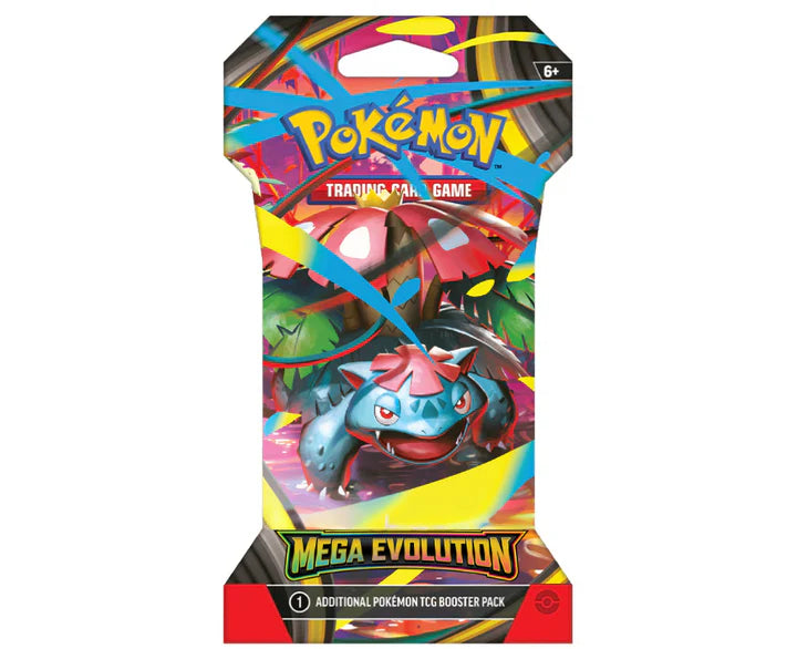 Pokemon - Mega Evolution - Sleeved Booster Pack Bundle of 4 (Pre-Order) Limit 1 Per Customer