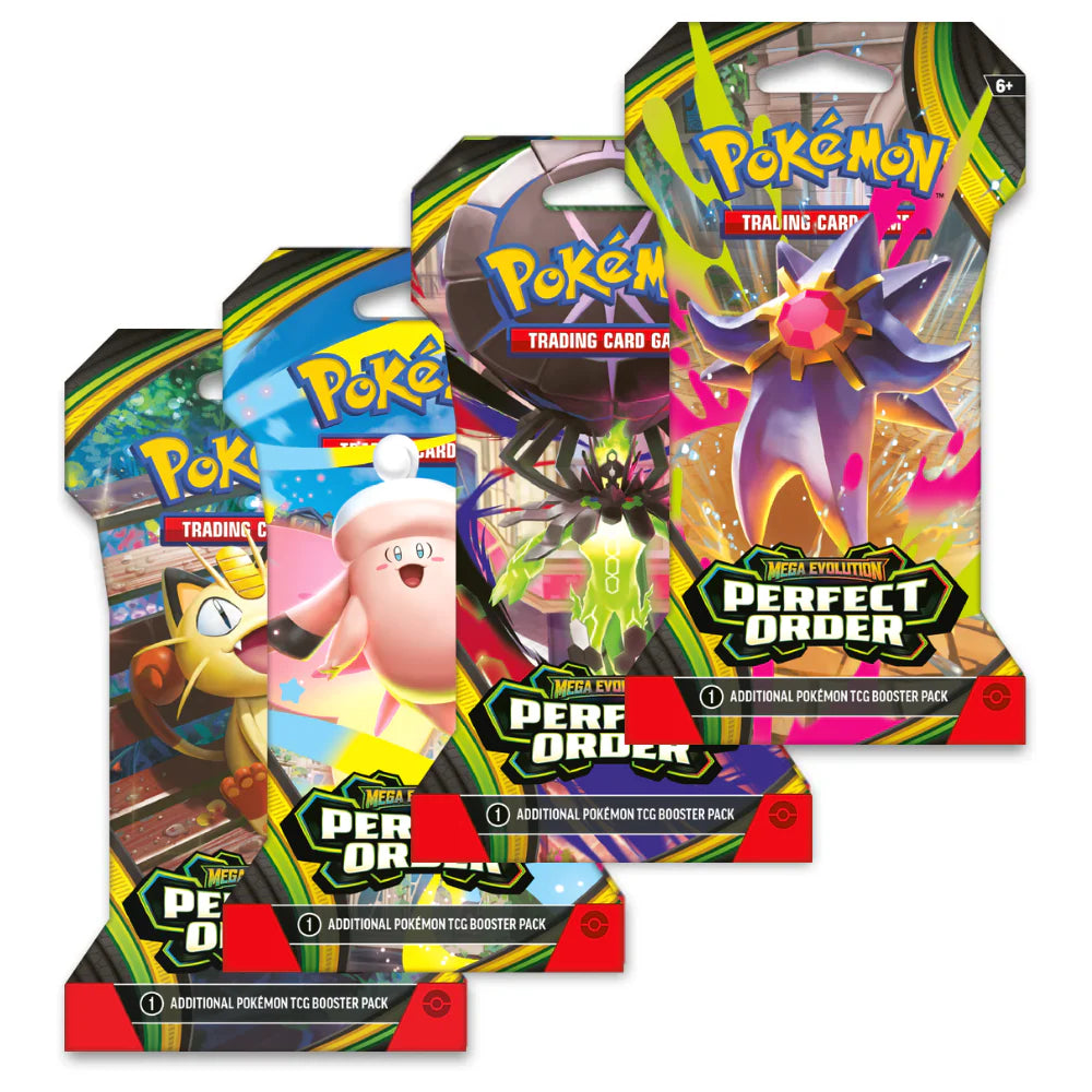 Pokemon - Mega Evolution - Perfect Order Sleeved Pack Art Set Bundle (Pre-Order)