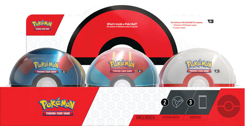 Pokemon - Poke Ball Tin Summer 2023 - Set of 6