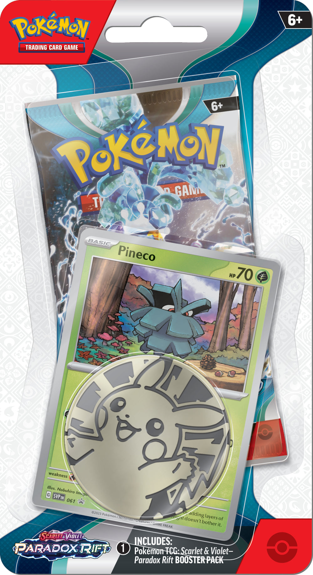 Pokemon - Scarlet and Violet - Paradox Rift - Checklane Blister Bundle of 2
