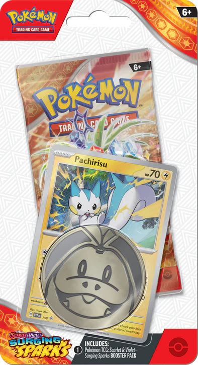 Pokemon - Surging Sparks - Checklane Blister - Pachirisu