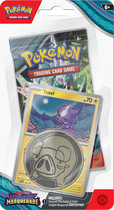 Pokemon - Scarlet and Violet - Twilight Masquerade - Checklane Blister Bundle