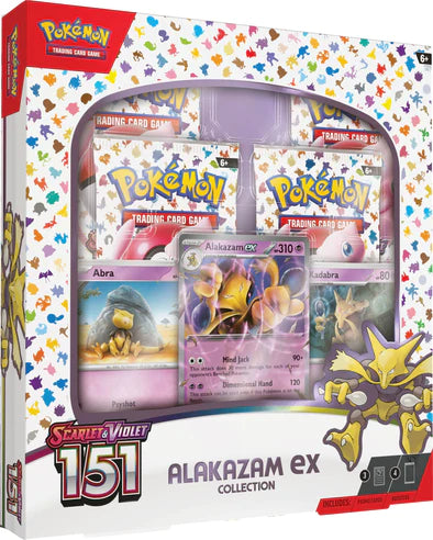 Pokemon - Scarlet & Violet - 151 - Alakazam ex Collection Box