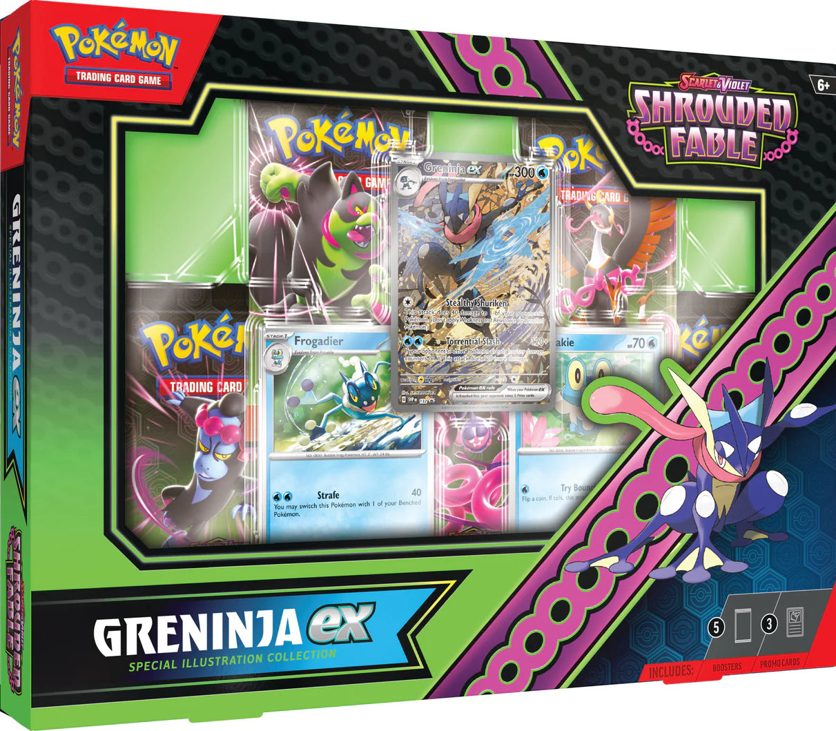 Pokemon - Scarlet & Violet: Shrouded Fable - Greninja ex Special Illustration Collection