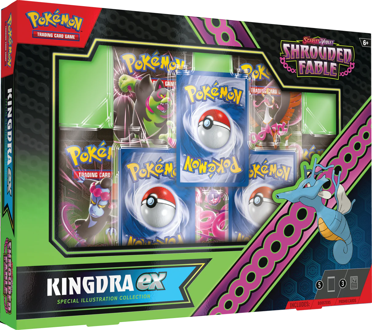 Pokemon - Scarlet & Violet: Shrouded Fable - Kingdra ex Special Illustration Collection