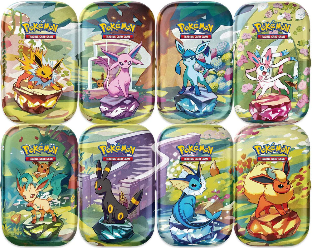 Pokemon - Scarlet & Violet - Prismatic Evolutions - Mini Tin Display