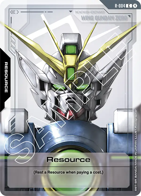 Resource (Wing Gundam Zero) - R-004 - C