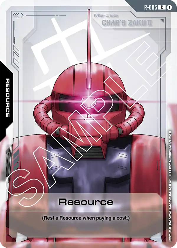 Resource (Char's Zaku Ⅱ) - R-005 - C