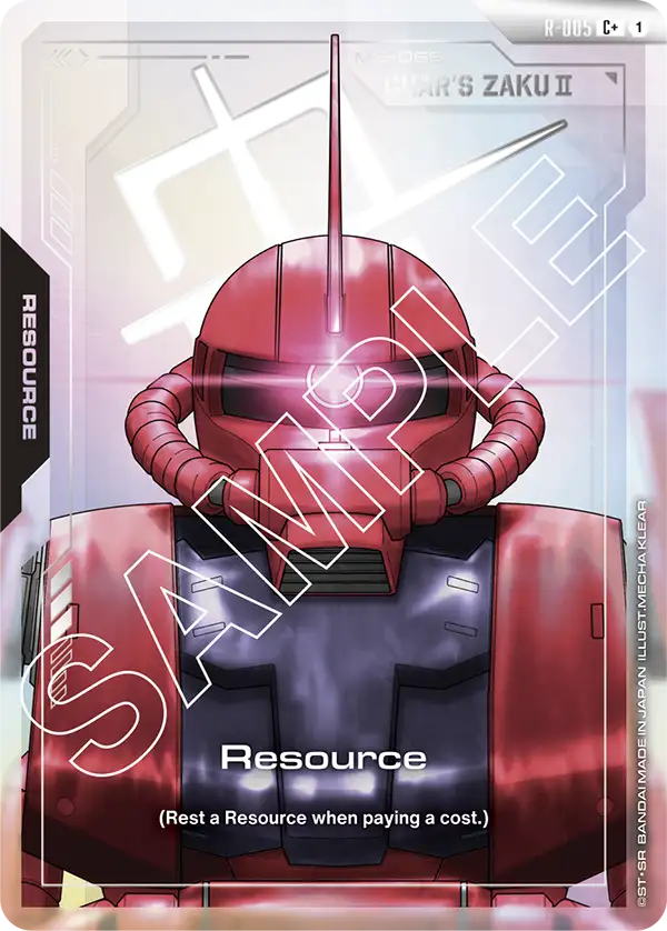 Resource (Char's Zaku Ⅱ) - R-005 - C+ (Parallel)