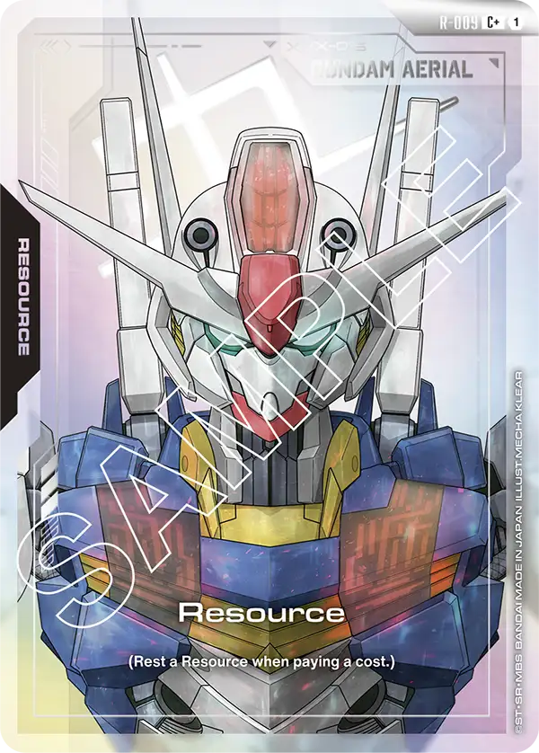 Resource (Gundam Aerial) - R-009 - C+ (Parallel)