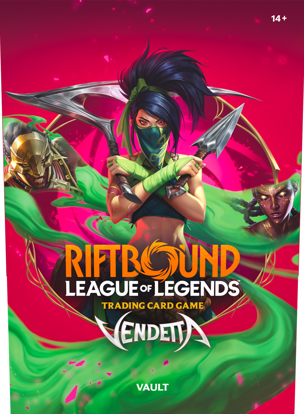 Riftbound Vendetta Vault packaging - League of Legends Trading Card Game, Set 4