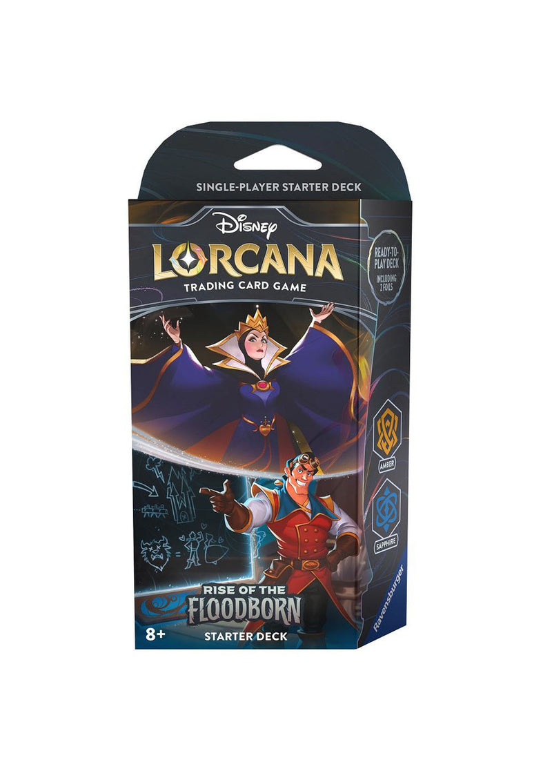 Disney Lorcana: Rise of the Floodborn - Starter Deck Amber & Sapphire