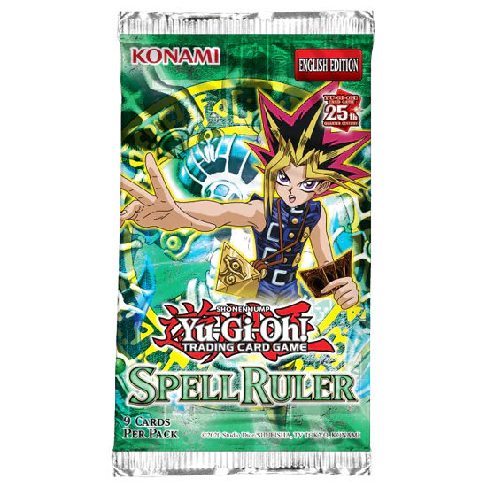 Yugioh - 25th Anniversary - Spell Ruler Booster Box Case - 12 Boxes