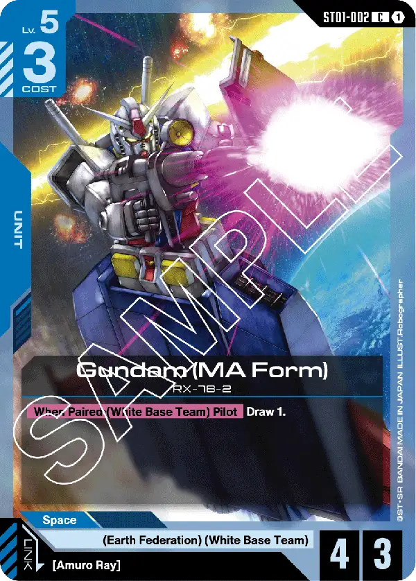 Gundam (MA Form) - ST01-002 - C