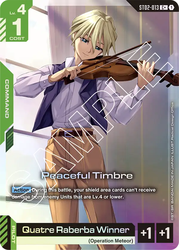 Peaceful Timbre - ST02-013 - C+ (Parallel)