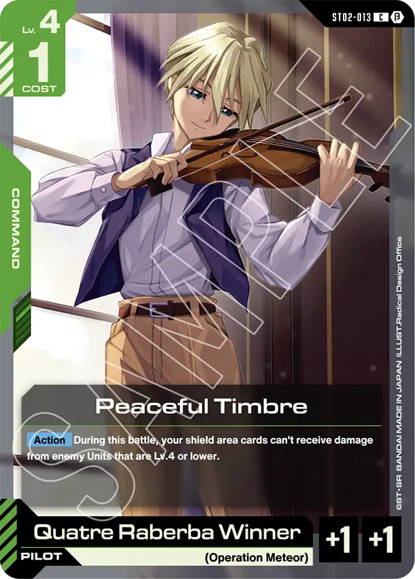 Peaceful Timbre - ST02-013B - Edition Beta - C